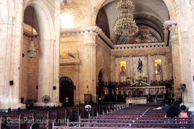El interior de la Catedral de La Habana