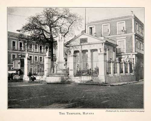 El Templete monumento que marca el aniversario de la ciudad