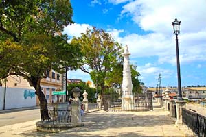 La Alameda de Paula en La Habana Vieja, Cuba