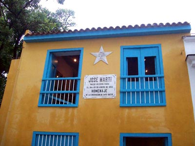 Casa natal de Jos� Mart�, hoy uno de los museos m醩 interesantes de La Habana Vieja, Cuba