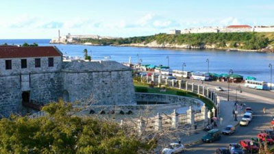 El Castillo de la Real Fuerza, en La Habana Vieja, Cuba