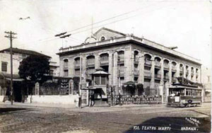 Foto histrica del Teatro Mart, La Habana, Cuba